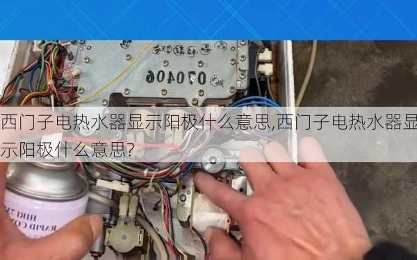 西门子电热水器显示阳极什么意思,西门子电热水器显示阳极什么意思?