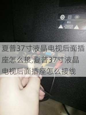 夏普37寸液晶电视后面插座怎么接,夏普37寸液晶电视后面插座怎么接线