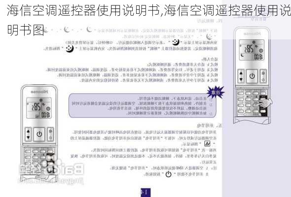 海信空调遥控器使用说明书,海信空调遥控器使用说明书图