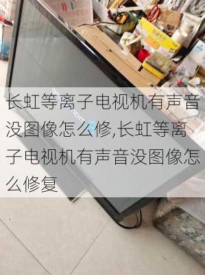 长虹等离子电视机有声音没图像怎么修,长虹等离子电视机有声音没图像怎么修复