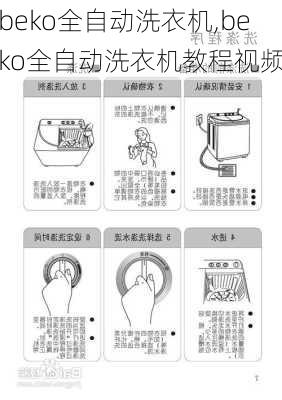 beko全自动洗衣机,beko全自动洗衣机教程视频