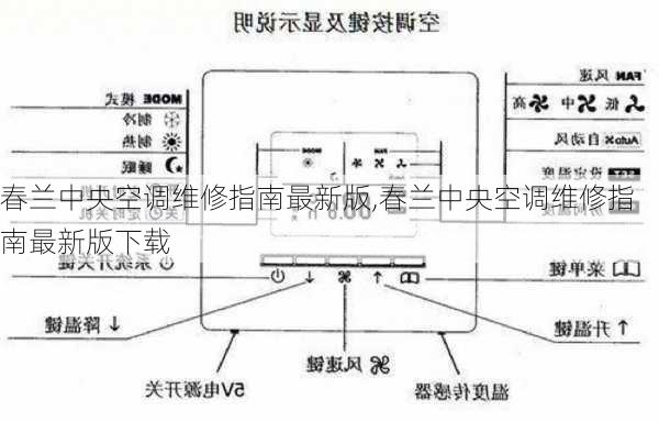 春兰中央空调维修指南最新版,春兰中央空调维修指南最新版下载