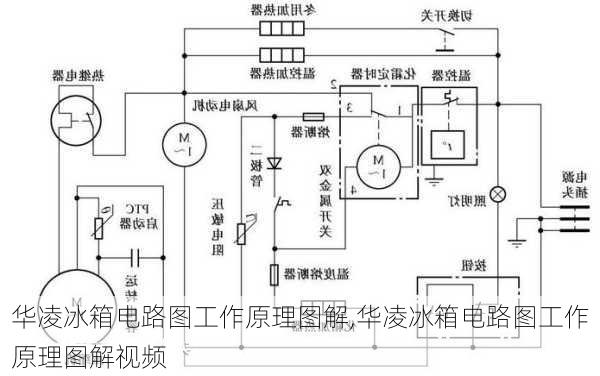 华凌冰箱电路图工作原理图解,华凌冰箱电路图工作原理图解视频