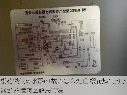 樱花燃气热水器e1故障怎么处理,樱花燃气热水器e1故障怎么解决方法