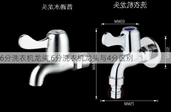 6分洗衣机龙头,6分洗衣机龙头与4分区别