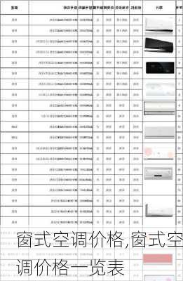 窗式空调价格,窗式空调价格一览表