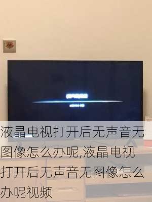 液晶电视打开后无声音无图像怎么办呢,液晶电视打开后无声音无图像怎么办呢视频