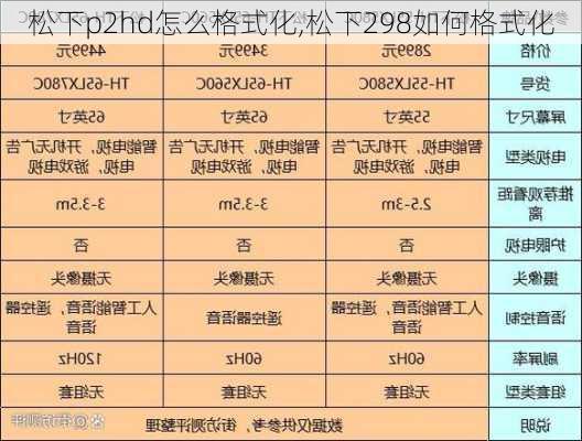 松下p2hd怎么格式化,松下298如何格式化