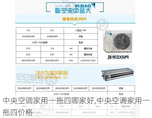 中央空调家用一拖四哪家好,中央空调家用一拖四价格