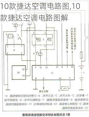 10款捷达空调电路图,10款捷达空调电路图解