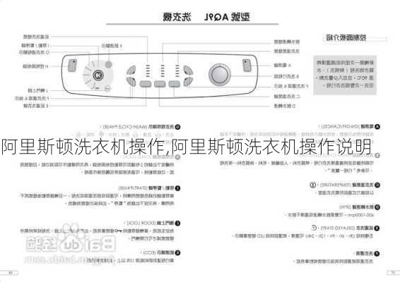 阿里斯顿洗衣机操作,阿里斯顿洗衣机操作说明