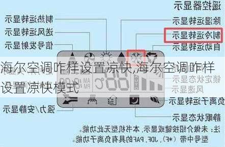 海尔空调咋样设置凉快,海尔空调咋样设置凉快模式