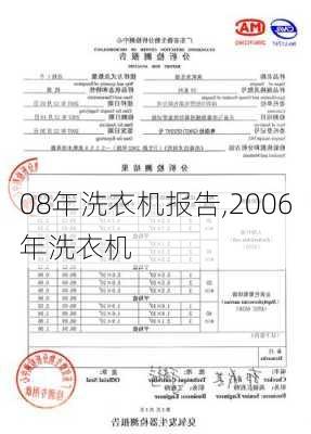 08年洗衣机报告,2006年洗衣机