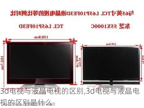 3d电视与液晶电视的区别,3d电视与液晶电视的区别是什么