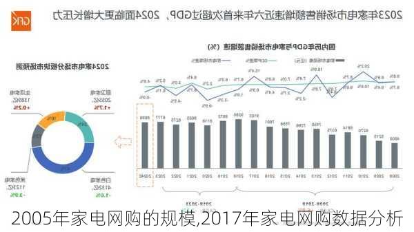 2005年家电网购的规模,2017年家电网购数据分析